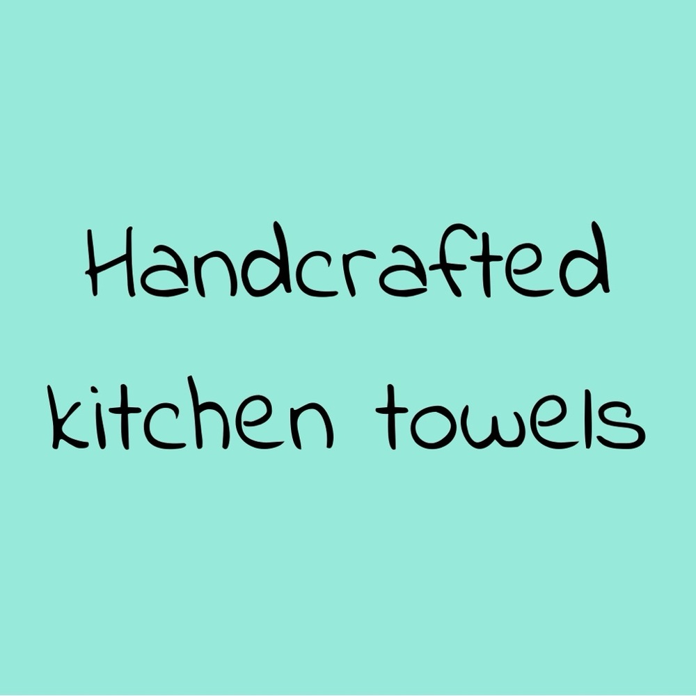 Handcrafted sublimation kitchen towels